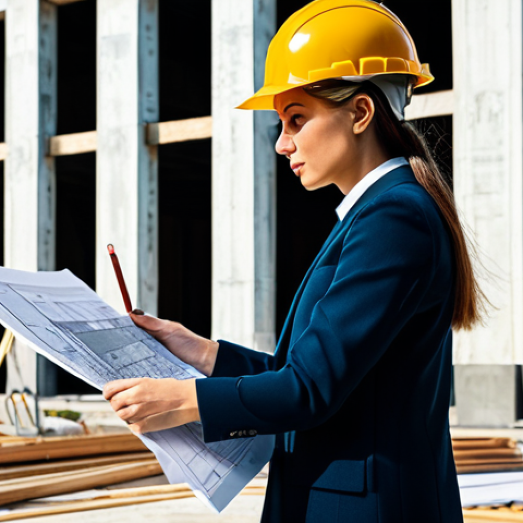 **
"A professional architect, fully clothed in a stylish but modest dress, reviewing blueprints on a construction site in Milan. Sunlight, hard hat, safe for work, appropriate content, professional, perfect anatomy, correct proportions, well-formed hands, natural body proportions, high-quality rendering."
**